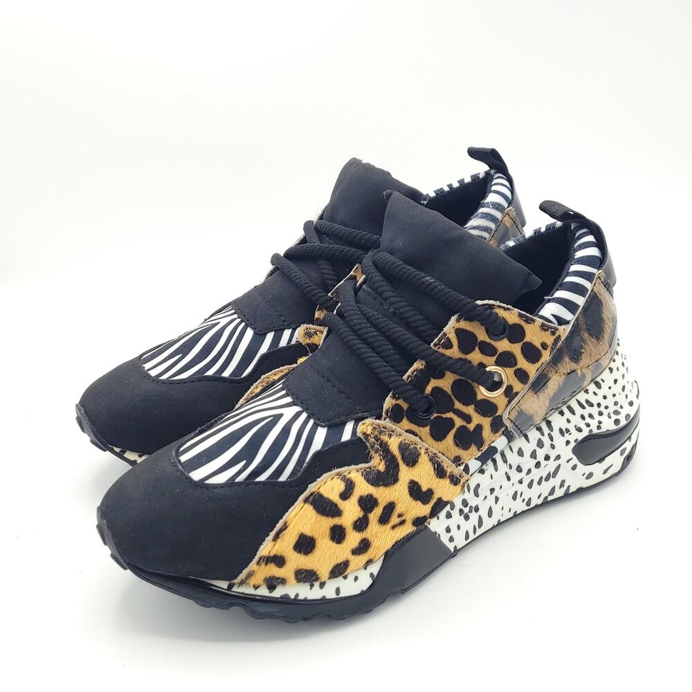 Steve Madden Cliff Hidden Heel Animal Print EUC womens size 7